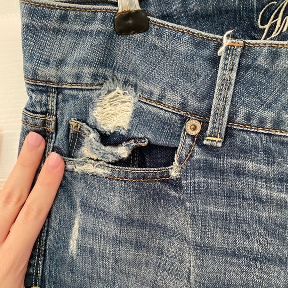 *Vintage AMERICAN EAGLE cropped low rise jeans - Picture 3 of 10